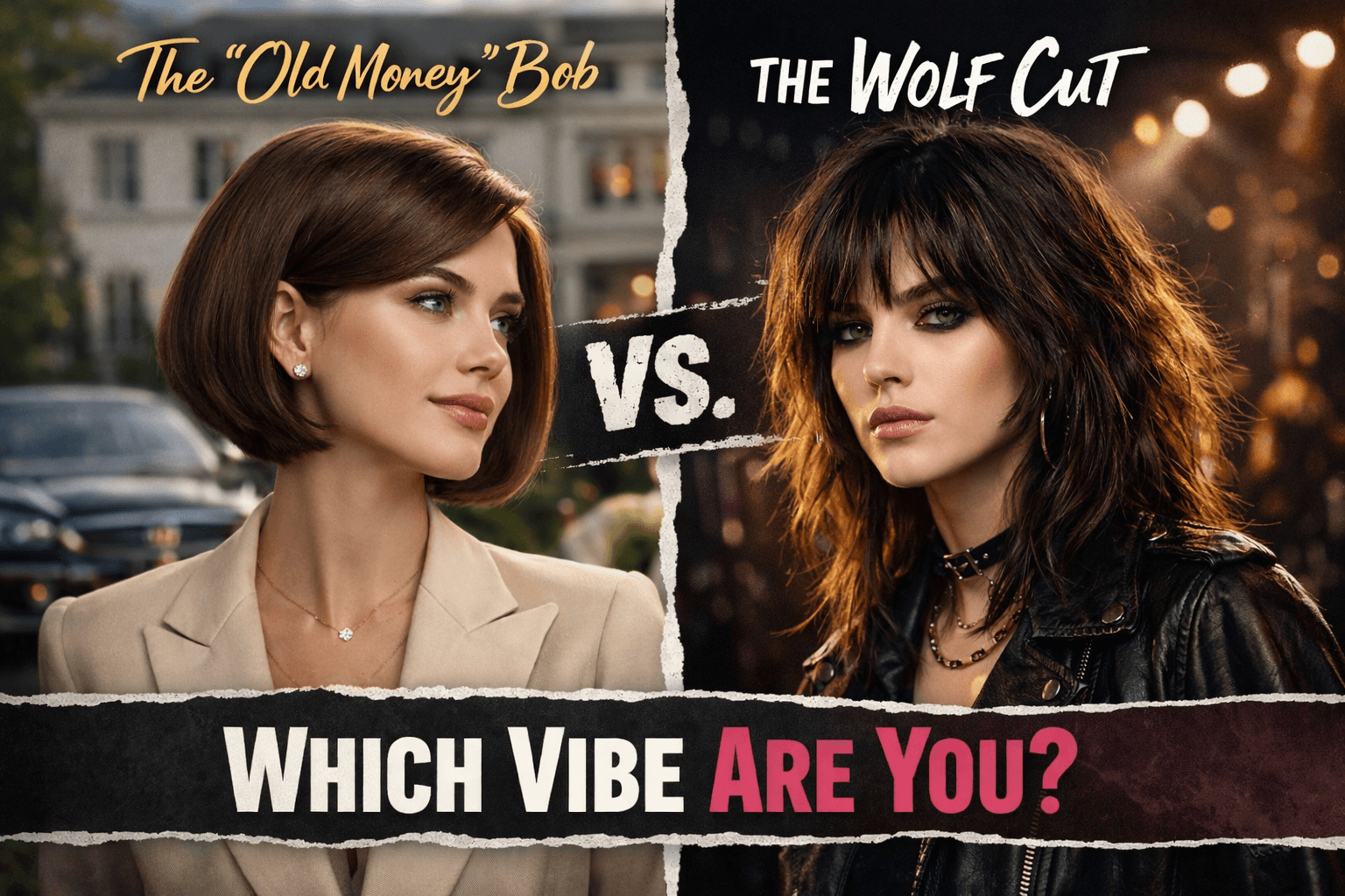 The "Old Money" Bob vs. The Wolf Cut: Which Vibe Are You?